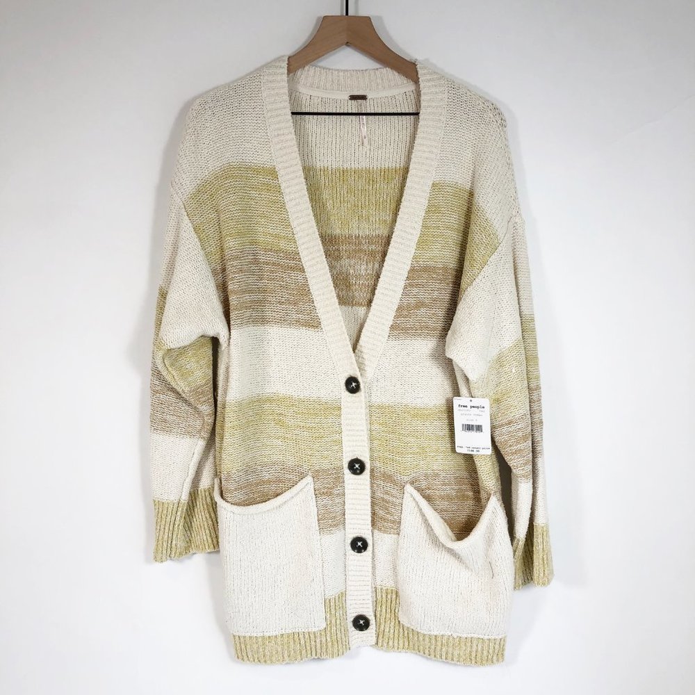 Free People Southport Beach Cardigan Sweater S - Picture 1 of 10